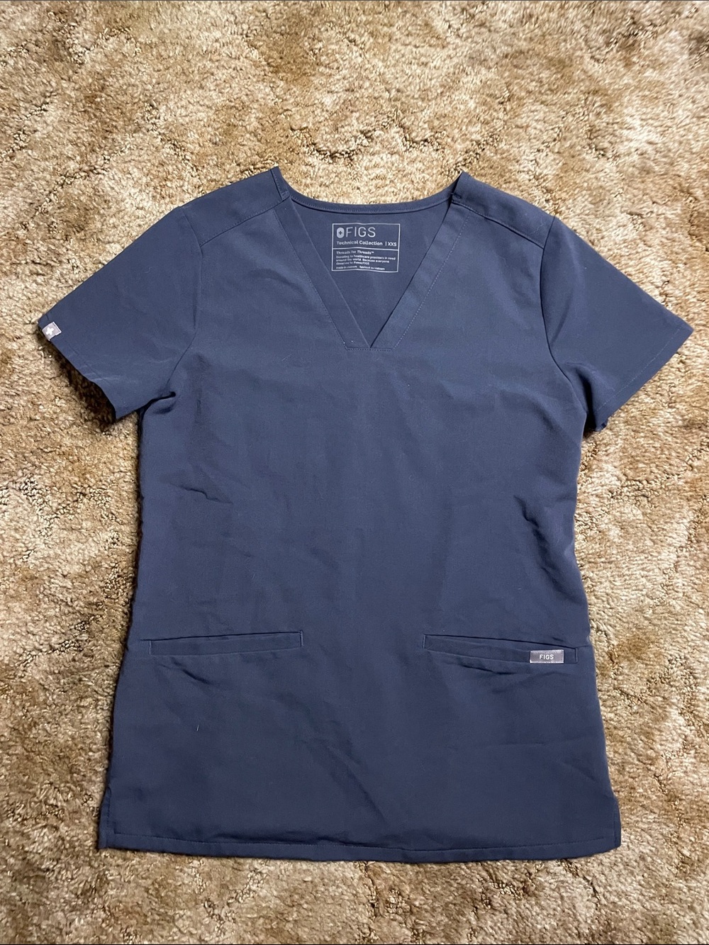 Figs Technical Collection Scrub T Shirt Size XXS